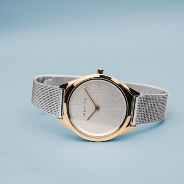 Bering Ultra slim ezüst arany női óra 17031-010