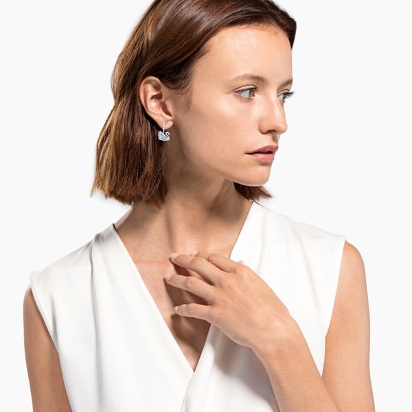 Swarovski Táncoló hattyúk függő fülbevaló 5514420