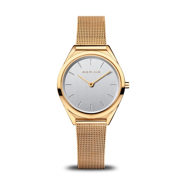 Bering Ultra slim arany női óra 17031-334