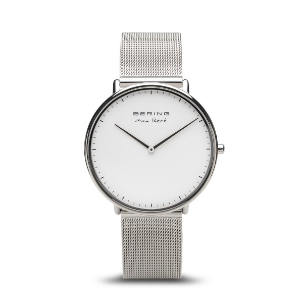 Bering Max René csiszolt acél férfi óra 15738-004