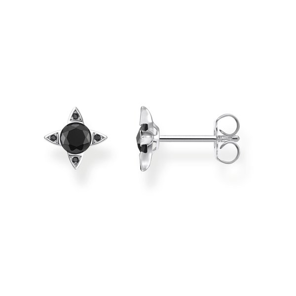 Thomas Sabo Fekete köves bedugós ezüst fülbevaló H2086-643-11