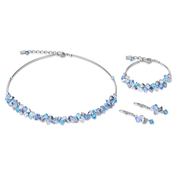 Coeur de Lion Light kék swarovski karkötő 4938/30-0720