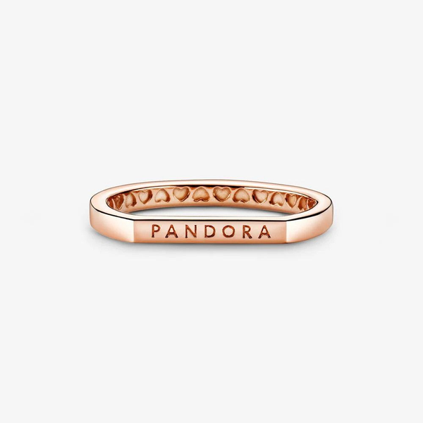Pandora ékszer Pandora logó rozé gyűrű 