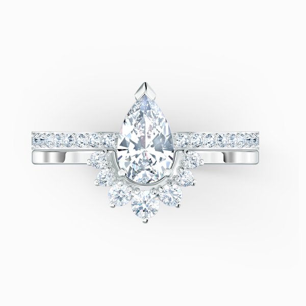 Swarovski Attract csepp alakú gyűrű szett 