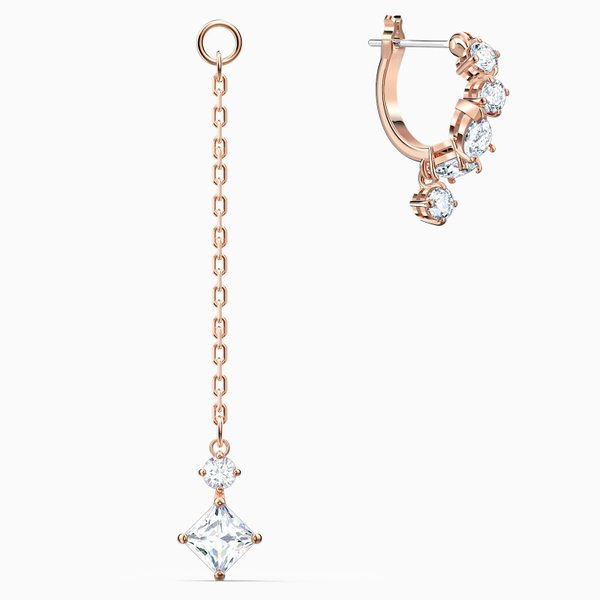 Swarovski Attract függő rozé fülbevaló 5563118