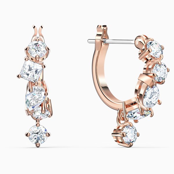 Swarovski Attract függő rozé fülbevaló 5563118