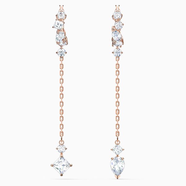 Swarovski Attract függő rozé fülbevaló 5563118