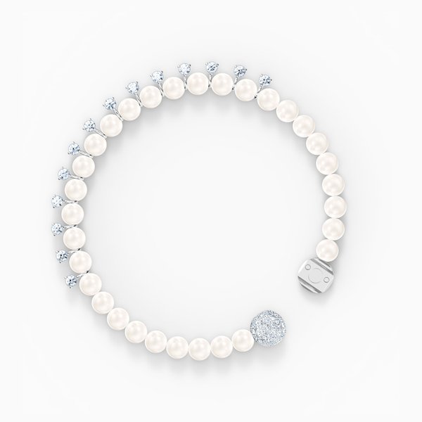 Swarovski Treasure gyöngy karkötő kristályokkal 5563291