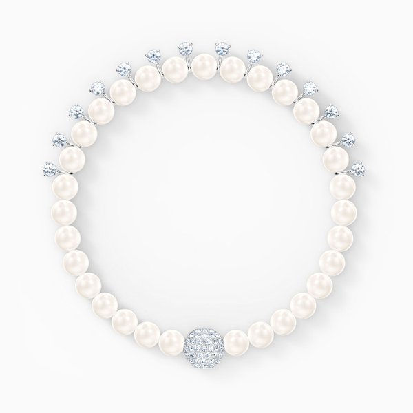 Swarovski Treasure gyöngy karkötő kristályokkal 5563291