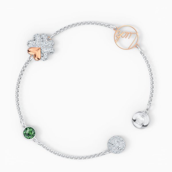 Swarovski Remix karkötő lóherével 