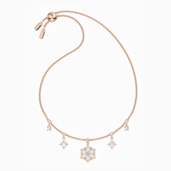 Swarovski Magic rozé hópelyhes sliding karkötő 5558186