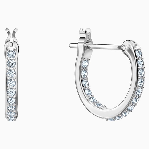 Swarovski Angelic ezüst zöld fülbevaló 5559834