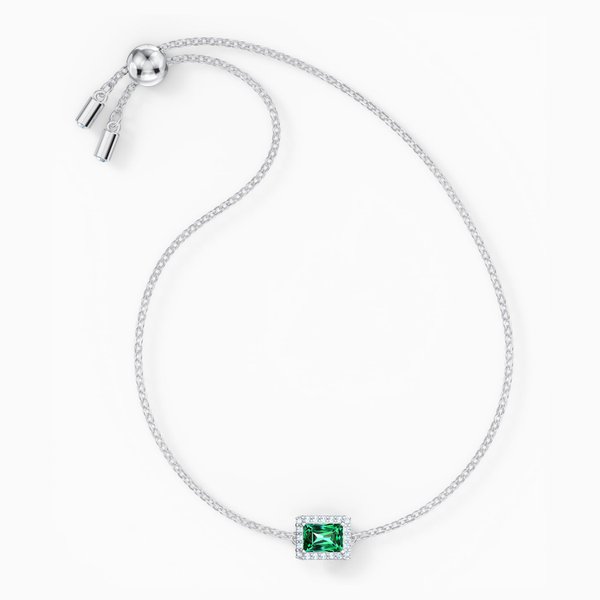 Swarovski Angelic ezüst zöld sliding karkötő 5559836