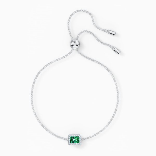 Swarovski Angelic ezüst zöld sliding karkötő 5559836