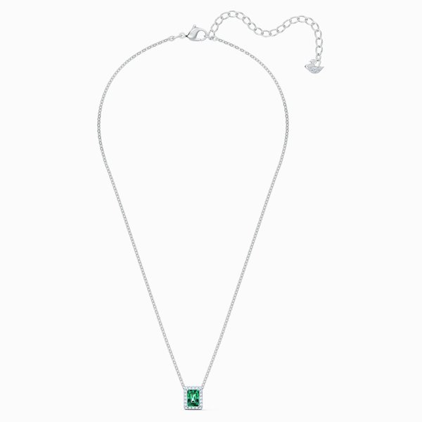 Swarovski Angelic ezüst zöld nyaklánc 5559380