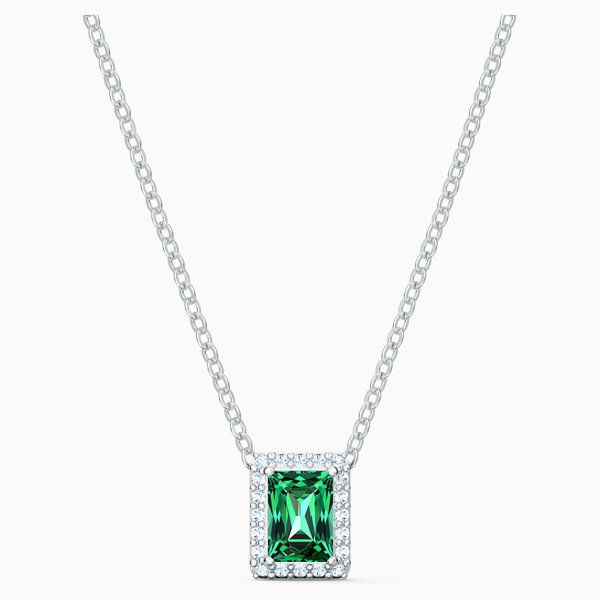 Swarovski Angelic ezüst zöld nyaklánc 5559380