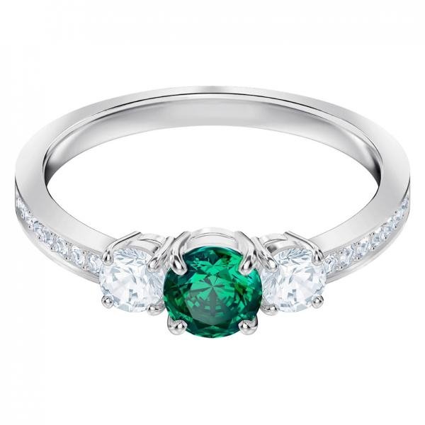 Swarovski Angelic ezüst zöld szett SZSZETT001