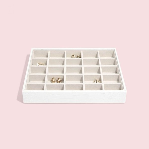 Stackers Fehér croc classic ékszerdoboz szett 74369