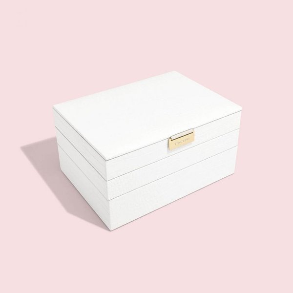 Stackers Fehér croc classic ékszerdoboz szett 74369