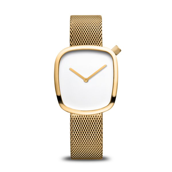 Bering Pebble arany fehér női óra 18034-334