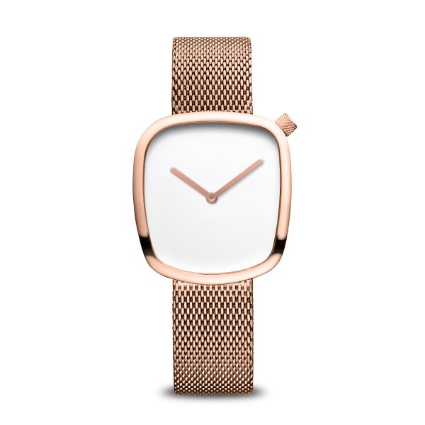 Bering Pebble rozé fehér női óra 18034-364