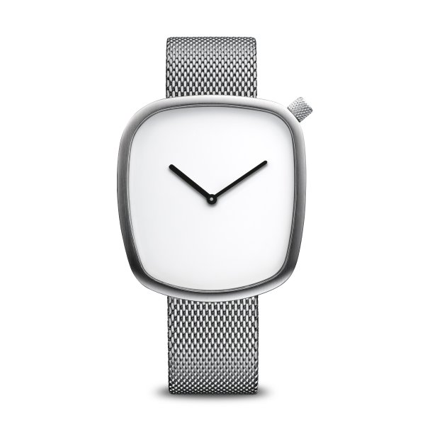 Bering Pebble ezüst fehér uniszex óra 18040-004