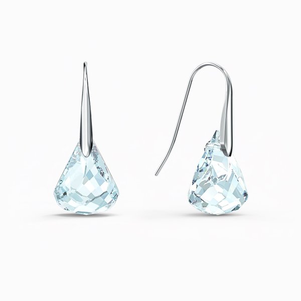 Swarovski Spirit függő fülbevaló vízkék kristállyal 5529138