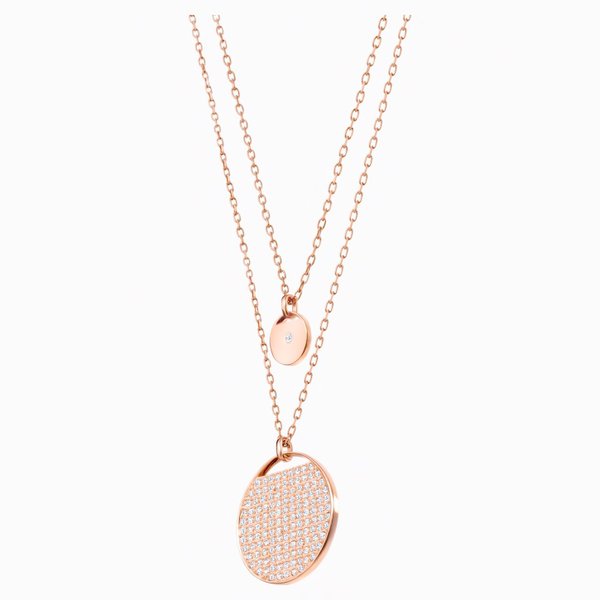 Swarovski Ginger rozé nyaklánc kristályokkal 5253286