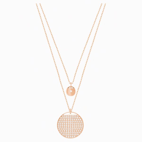 Swarovski Ginger rozé nyaklánc kristályokkal 5253286
