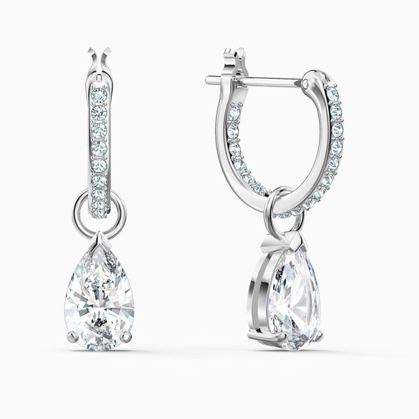 Swarovski Attract függő csepp ezüst színű fülbevaló 5563119