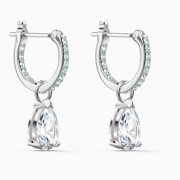 Swarovski Attract függő csepp ezüst színű fülbevaló 5563119
