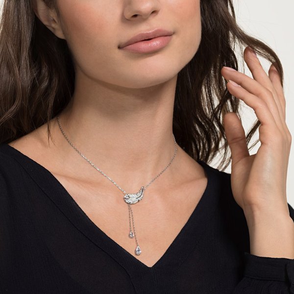 Swarovski Y alakú nyaklánc toll medállal 5493397
