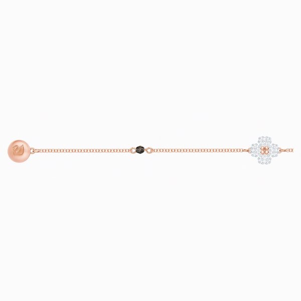 Swarovski Remix rozé karkötő lóherével 