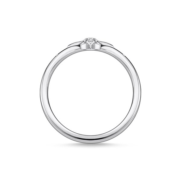 Thomas Sabo Ezüst gyűrű cirkóniával kirakott csillaggal 