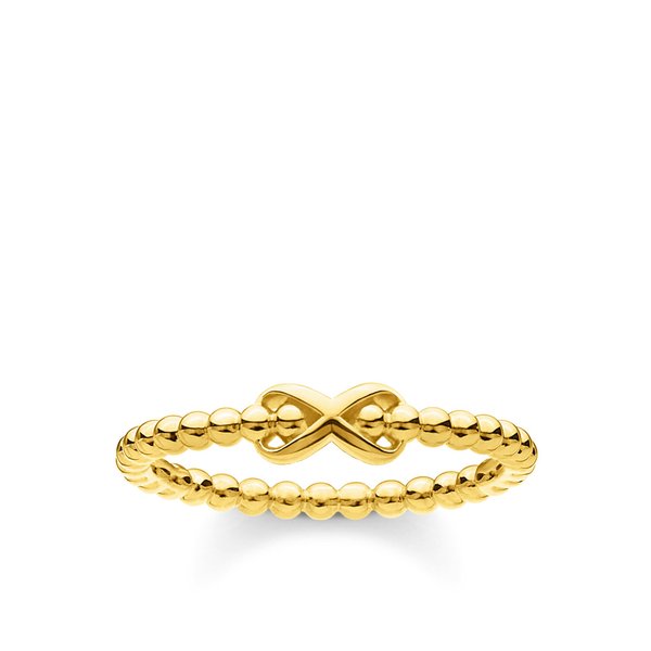 Thomas Sabo Aranyozott ezüst bogyós gyűrű végtelennel 