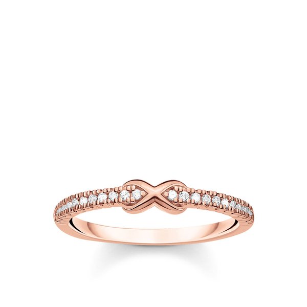 Thomas Sabo Rozé cirkónia köves gyűrű végtelennel 