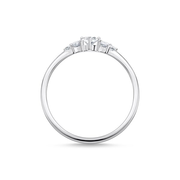 Thomas Sabo Ezüst vintage gyűrű cirkóniával 