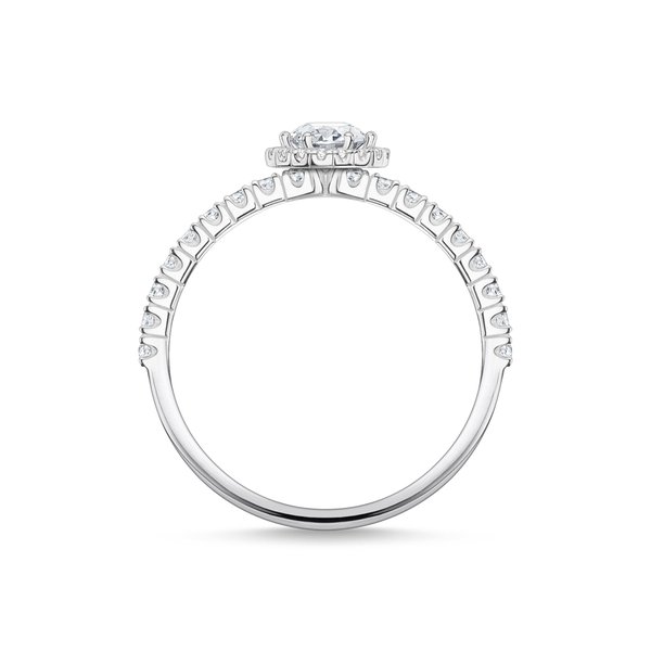 Thomas Sabo Ezüst gyűrű kerek csiszolt cirkónia kövekkel 