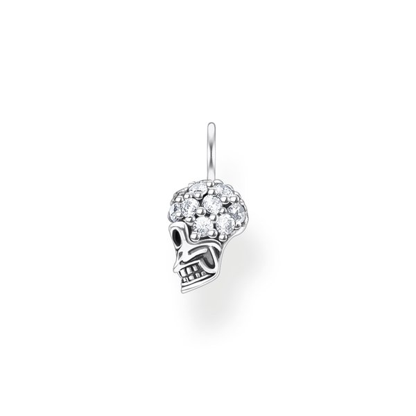 Thomas Sabo Fél pár ezüst koponya fülbevaló dísz cirkónával EP012-643-14