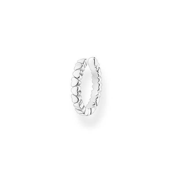 Thomas Sabo Fél pár ezüst fülgyűrű szívekkel EC0019-001-21