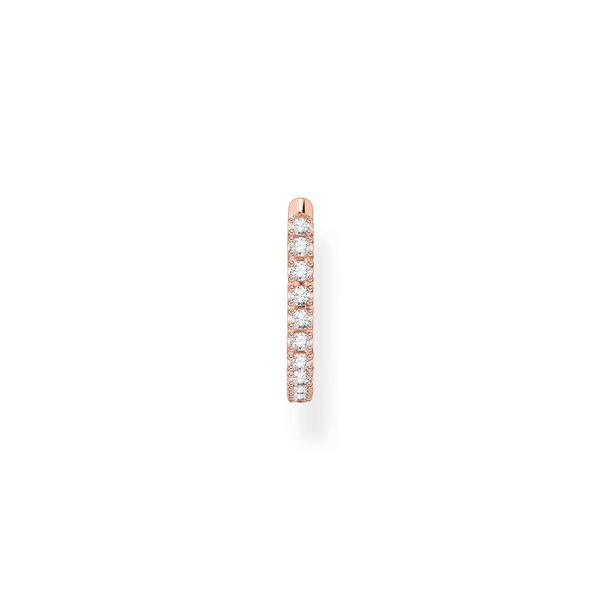 Thomas Sabo Fél pár rozé közepes karika fülbevaló cirkóniával CR659-416-14