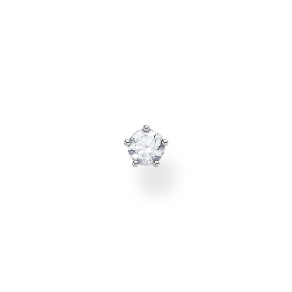 Thomas Sabo Fél pár cirkónia fülbevaló karmos ezüst foglalatban H2135-051-14