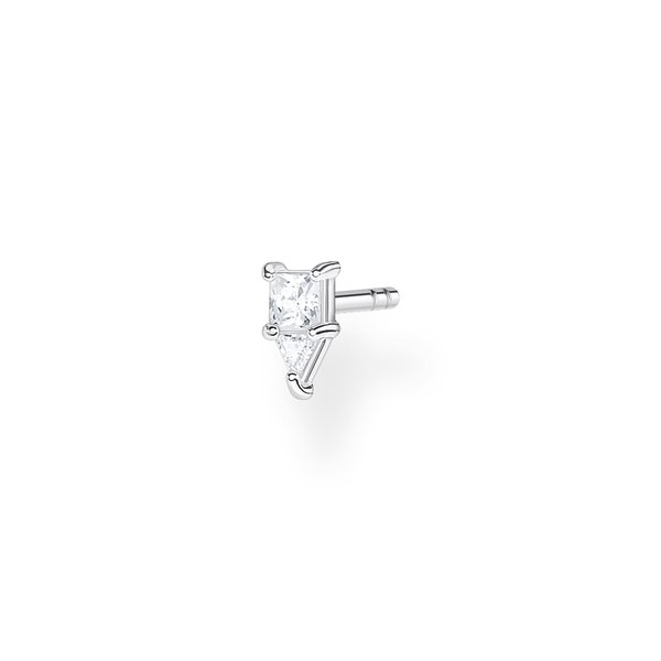 Thomas Sabo Fél pár ezüst háromszög fülbevaló cirkónával H2139-051-14