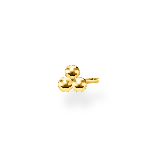 Thomas Sabo Fél pár tripla bogyós aranyozott ezüst fülbevaló H2140-413-39
