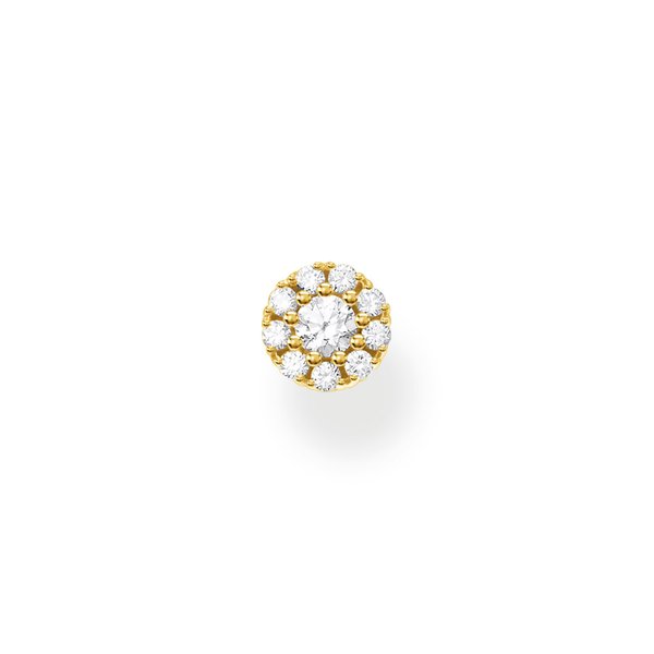 Thomas Sabo Fél pár aranyozott ezüst fülbevaló cirkóniával kirakva H2141-414-14