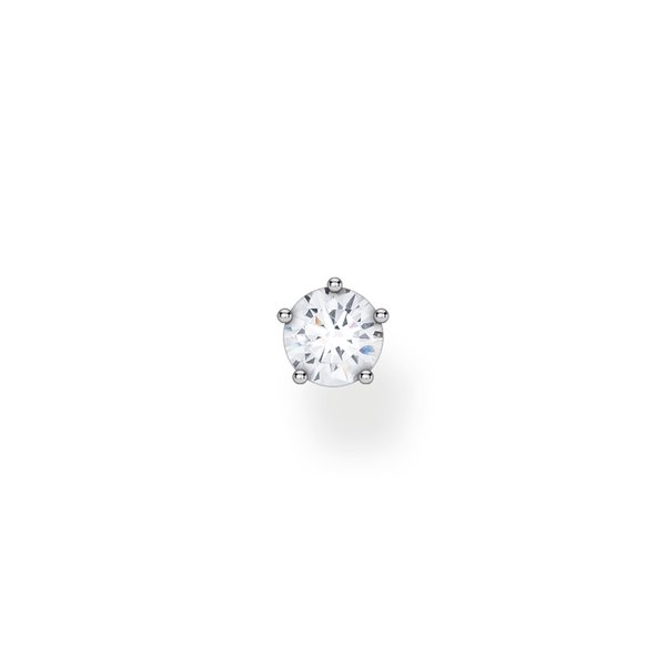 Thomas Sabo Fél pár kerek köves ezüst fülbevaló H2148-051-14