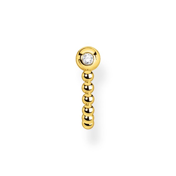Thomas Sabo Fél pár bogyós köves aranyozott ezüst fülbevaló H2160-414-14