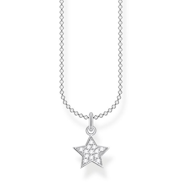 Thomas Sabo Ezüst nyaklánc köves csillag medállal KE2052-051-14-L45v