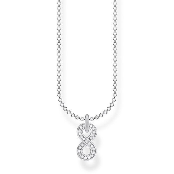 Thomas Sabo Ezüst nyaklánc köves végtelen medállal KE2067-051-14-L45v