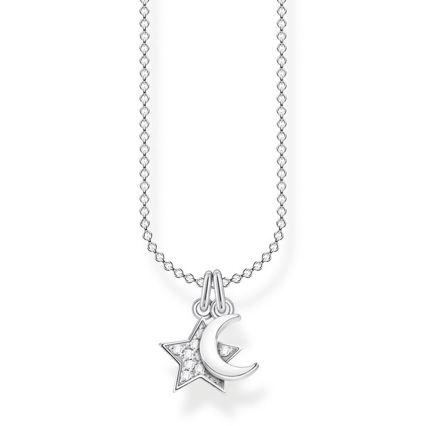 Thomas Sabo Ezüst nyaklánc hold és csillag medállal KE2068-051-14-L45v